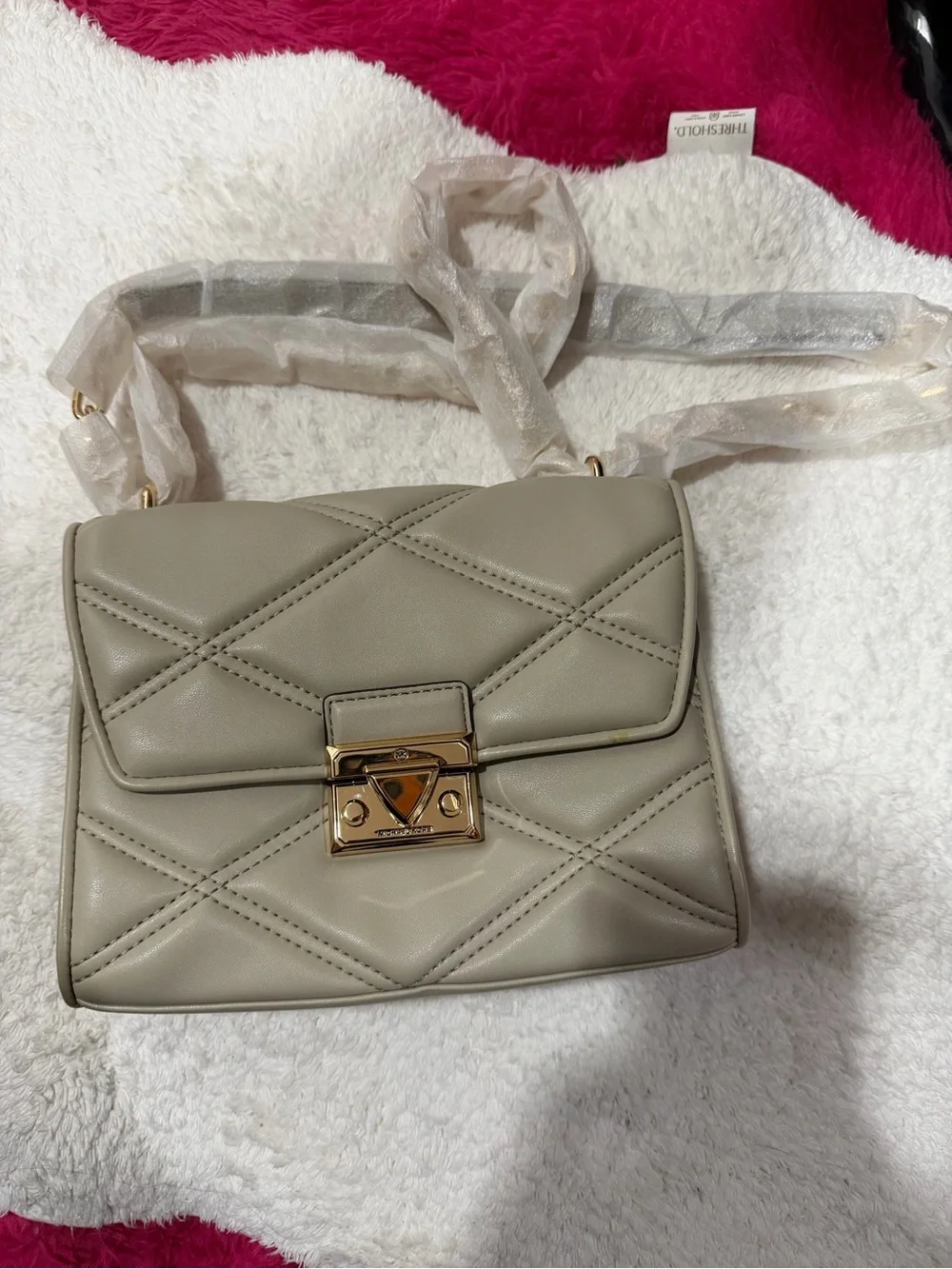 Michael Kors Red Mini Top-Handle Crossbody